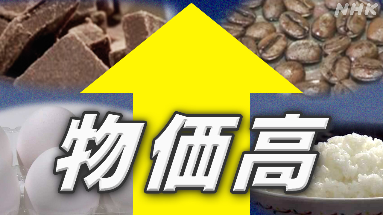 物の値段9月は去年より2.9%上がった